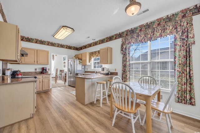 view of carpeted home office