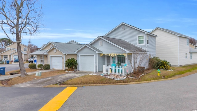 412 Chesterfield Ct, Myrtle Beach, SC 29577 - multi unit property featuring a porch, a garage, and driveway