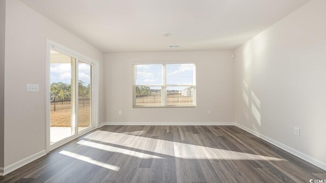 3489 Ashridge Way, Conway, SC 29526 - unfurnished room featuring dark hardwood / wood-style flooring