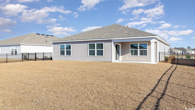 3489 Ashridge Way, Conway, SC 29526 - rear view of house featuring a lawn