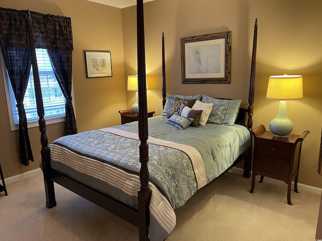 bedroom featuring carpet floors