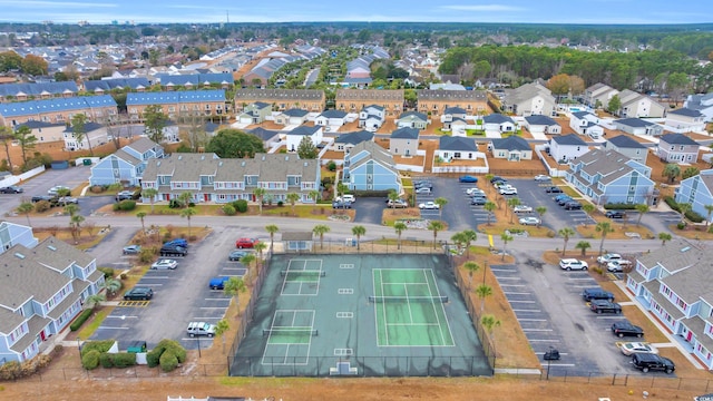 drone / aerial view featuring a residential view