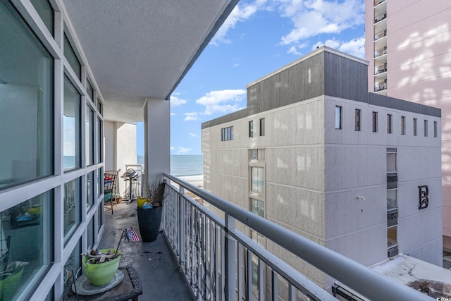 2504 N Ocean Blvd Unit 436, Myrtle Beach, SC 29577 - balcony with a water view