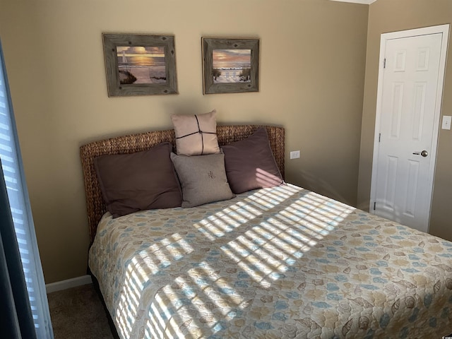 bedroom featuring carpet floors