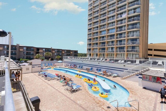 9550 Shore Dr Unit 722, Myrtle Beach, SC 29572 - view of swimming pool featuring a patio