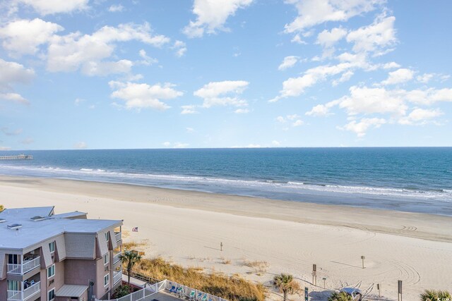 9550 Shore Dr Unit 722, Myrtle Beach, SC 29572 - view of water feature with a beach view