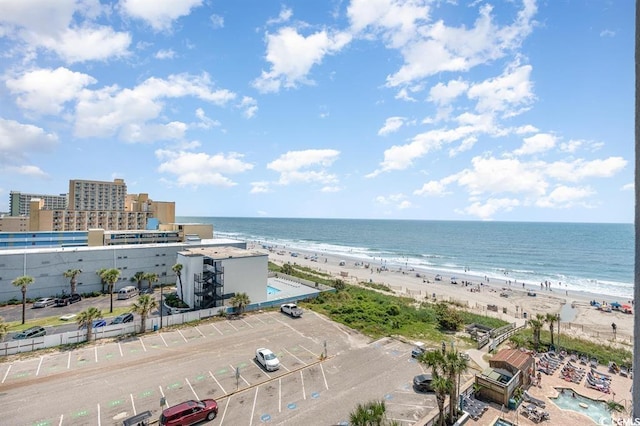 1501 S Ocean Blvd Unit 811, Myrtle Beach, SC 29577 - water view featuring a beach view