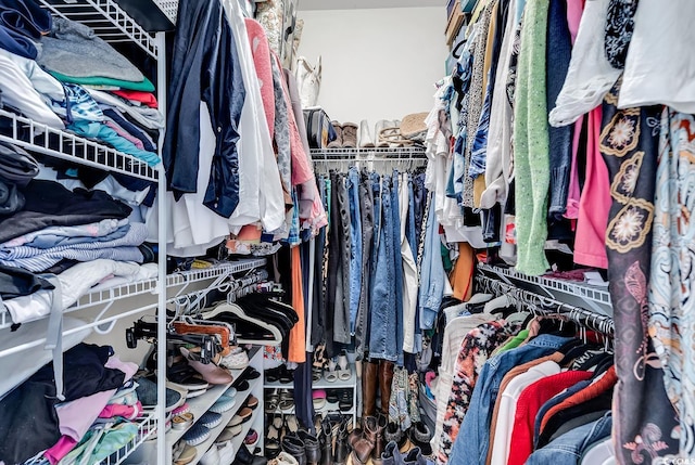 view of spacious closet