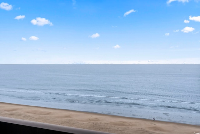 water view featuring a view of the beach