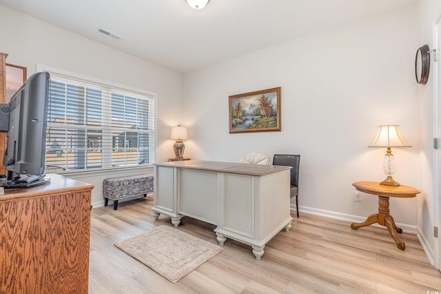 interior space featuring light hardwood / wood-style floors