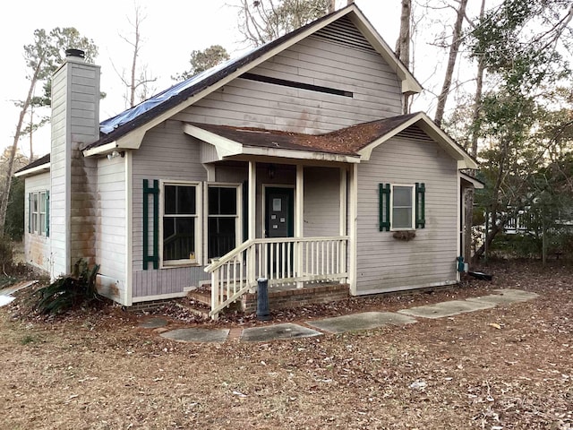 view of front of property