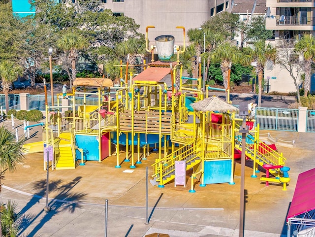 view of play area