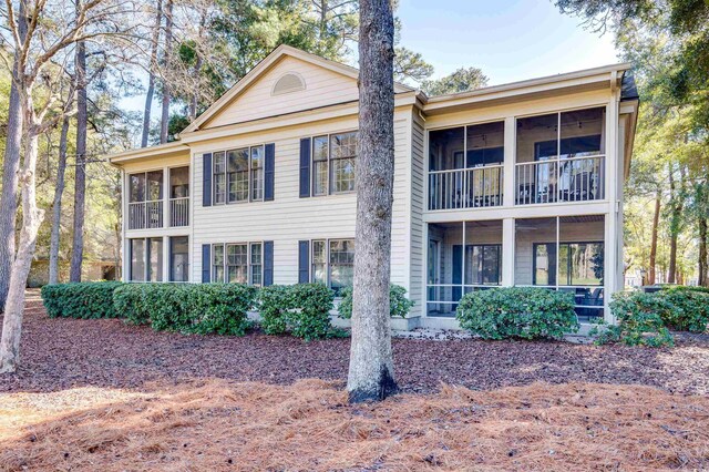 14 Stillwood Dr Unit 2, Pawleys Island, SC 29585 - view of front of home with a sunroom