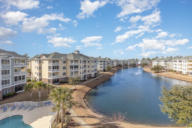 property view of water