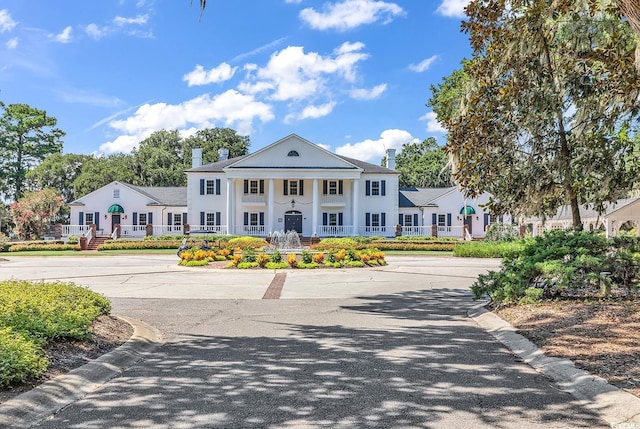 view of neoclassical / greek revival house