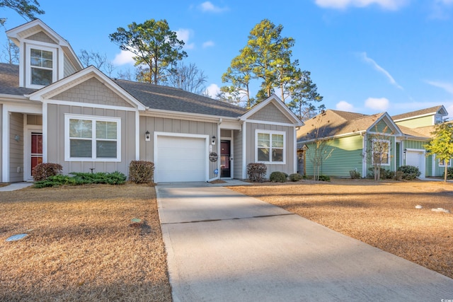 ranch-style house with a garage