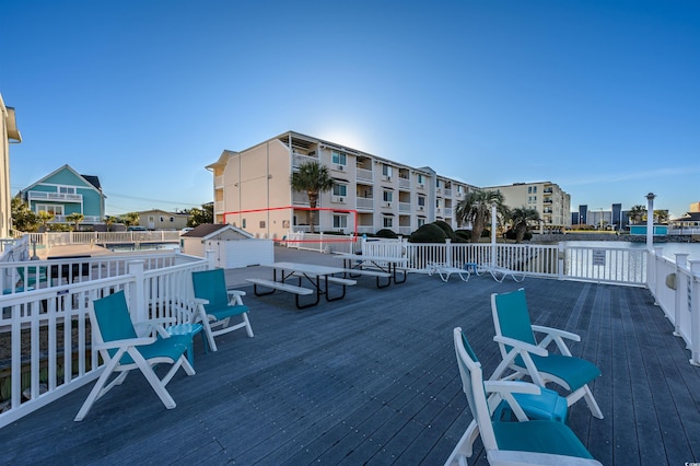 view of deck