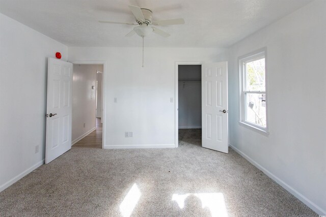 104 Willow Ridge Rd, Myrtle Beach, SC 29588 - unfurnished bedroom with carpet flooring, baseboards, and ceiling fan