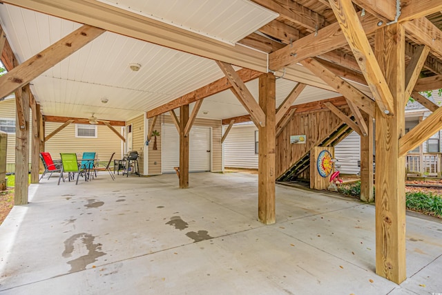 misc room featuring concrete floors