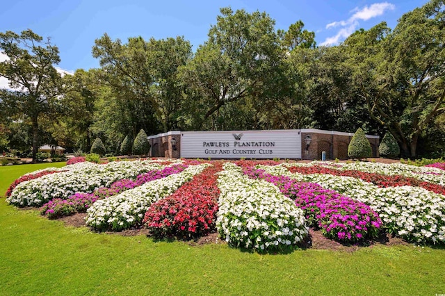489-3 Golden Bear Dr Unit 3, Pawleys Island, SC 29585 - community / neighborhood sign with a yard