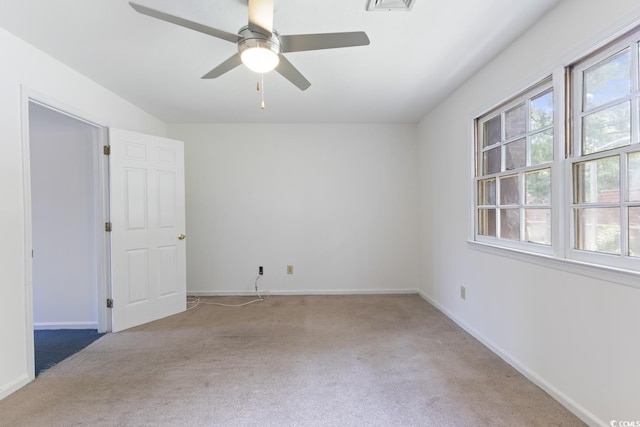 1025 Carolina Rd Unit I-7, Conway, SC 29526 - unfurnished room featuring carpet, a ceiling fan, and baseboards