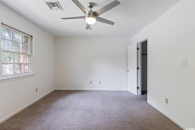1025 Carolina Rd Unit I-7, Conway, SC 29526 - carpeted empty room featuring ceiling fan and baseboards