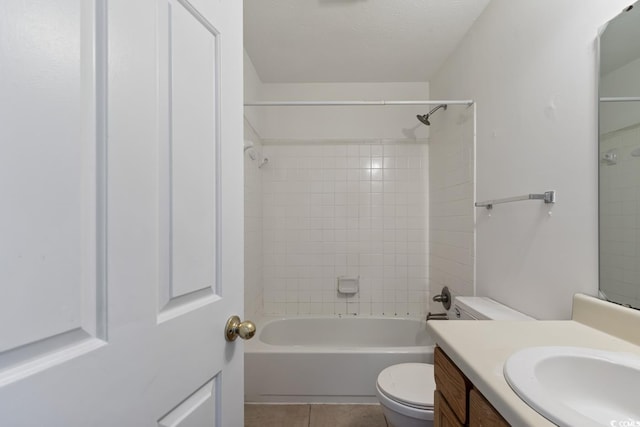 1025 Carolina Rd Unit I-7, Conway, SC 29526 - full bathroom featuring toilet, vanity, shower / washtub combination, and tile patterned floors