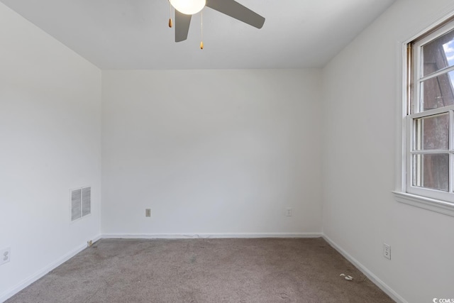 1025 Carolina Rd Unit I-7, Conway, SC 29526 - unfurnished room with carpet floors, ceiling fan, and baseboards