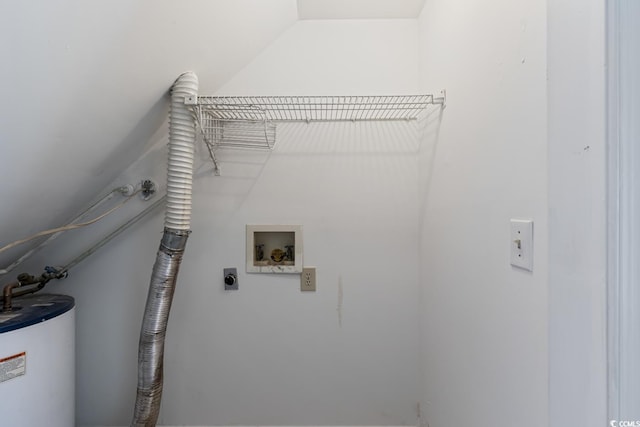 1025 Carolina Rd Unit I-7, Conway, SC 29526 - washroom with electric dryer hookup, washer hookup, and water heater