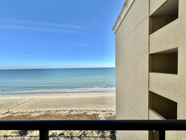 water view with a beach view