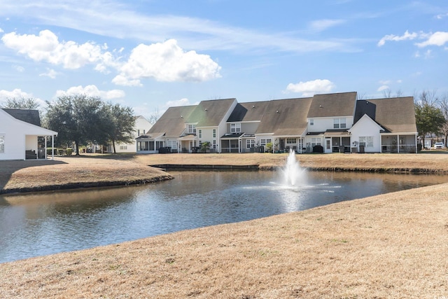 view of water feature