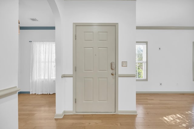 502 Hay Hill Ln Unit B, Myrtle Beach, SC 29579 - entryway featuring light hardwood / wood-style floors
