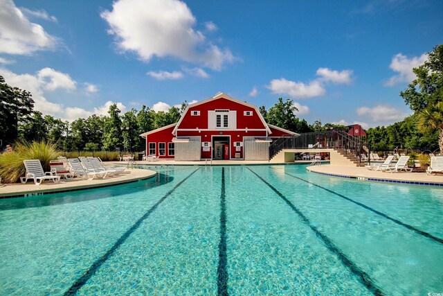 502 Hay Hill Ln Unit B, Myrtle Beach, SC 29579 - view of pool with a patio