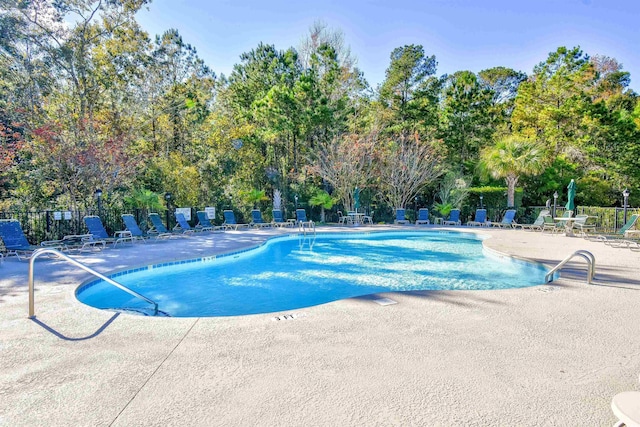 6015 Catalina Dr Unit 431, North Myrtle Beach, SC 29582 - pool featuring a patio and fence