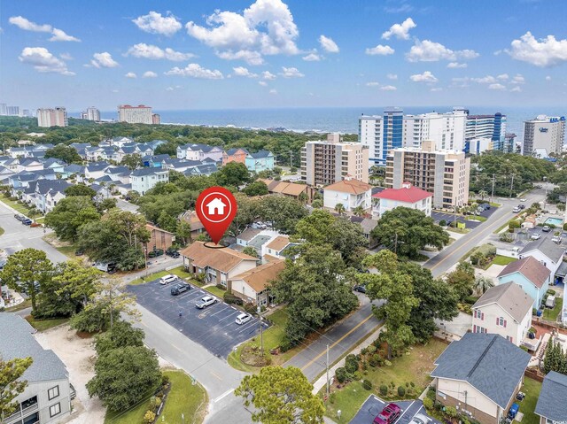 7602 Porcher Dr Unit C, Myrtle Beach, SC 29572 - drone / aerial view with a city view and a water view