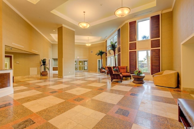 view of community lobby