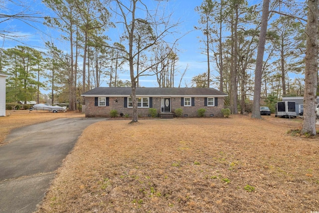 view of ranch-style home