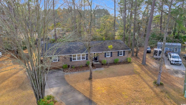 view of ranch-style home