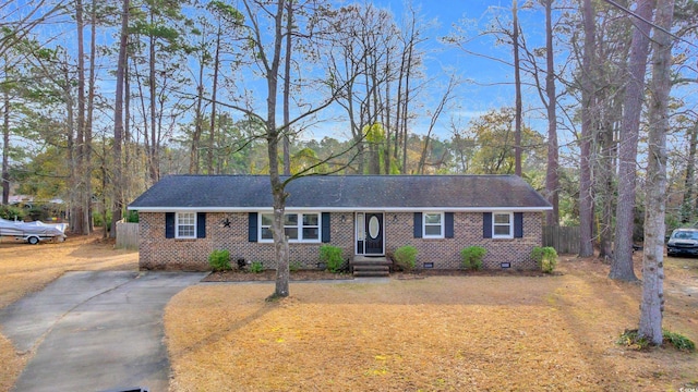 view of ranch-style house