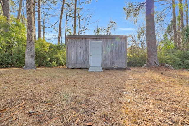 view of outbuilding