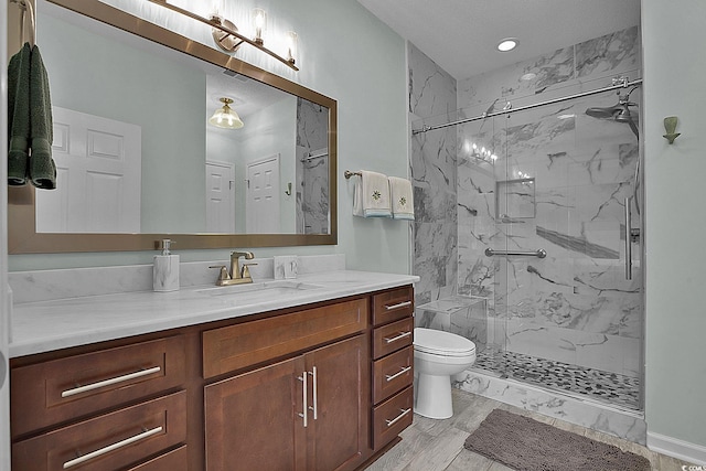 4200 Coquina Harbour Dr Unit H3, Little River, SC 29566 - bathroom with a marble finish shower and vanity