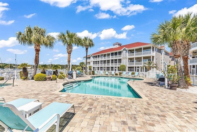 4200 Coquina Harbour Dr Unit H3, Little River, SC 29566 - community pool featuring a patio area