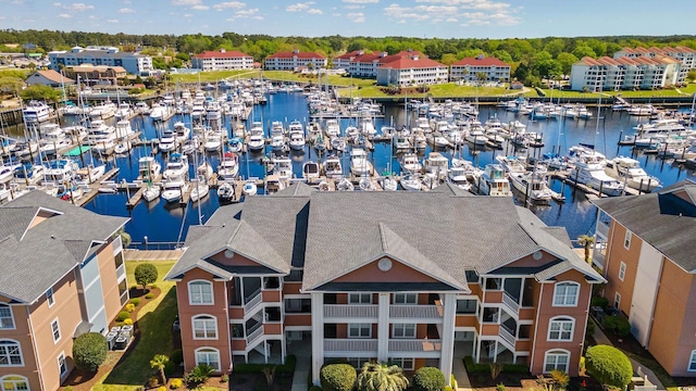 4609 Lightkeepers Way Unit 11J, Little River, SC 29566 - birds eye view of property featuring a water view