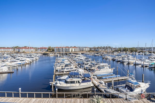 4609 Lightkeepers Way Unit 11J, Little River, SC 29566 - view of dock featuring a water view