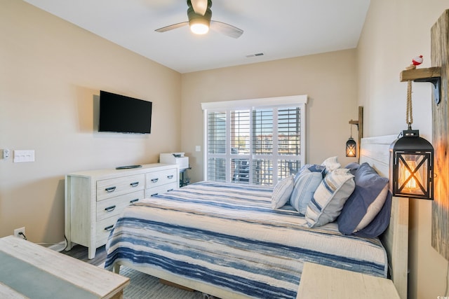 4609 Lightkeepers Way Unit 11J, Little River, SC 29566 - bedroom with visible vents and a ceiling fan