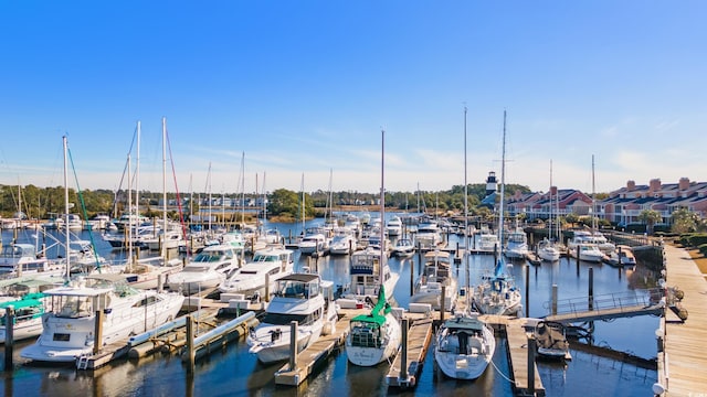 4609 Lightkeepers Way Unit 11J, Little River, SC 29566 - dock area featuring a water view