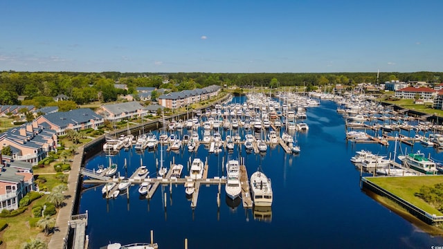 4609 Lightkeepers Way Unit 11J, Little River, SC 29566 - drone / aerial view featuring a water view