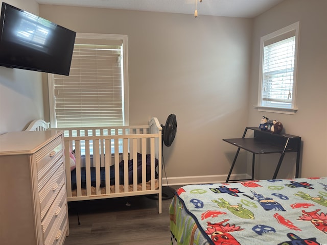 788 Rambler Ct, Myrtle Beach, SC 29588 - bedroom with wood finished floors and baseboards