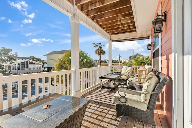 balcony with a sunroom