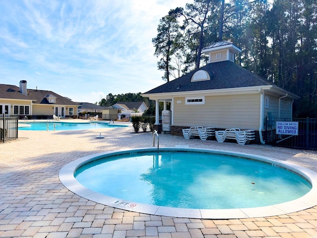 view of pool